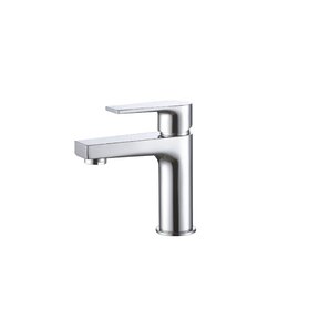 Creavit Sharp Wastafelkraan Laag Chroom Mengkraan Wastafel