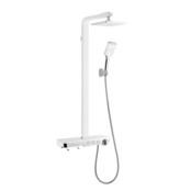 Creavit Ocean Regendoucheset SmartControl met Planchet thermostaatkraan met handdouche Chroom/Wit