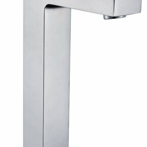 Sanipro Wastafelkraan hoog Chroom Vierkant 27cm