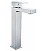 Sanipro Wastafelkraan hoog Chroom Vierkant 27cm