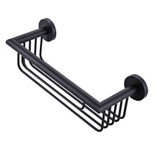 Doucherek Mat Zwart Creavit Aloni Badrek Shampoo houder 25cm Messing