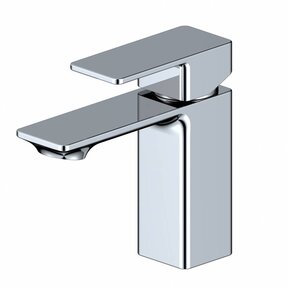 Wastafelkraan Laag SaniPro Edge Vierkant Chroom