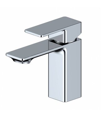SANI-SUPPLY Wastafelkraan Laag SaniPro Edge Vierkant Chroom