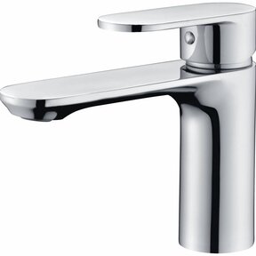 SaniPro Edge Wastafelkraan Laag Chroom Rond