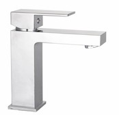 SaniPro Cube Wastafelkraan laag VierkantÂ Chroom