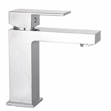 SaniPro Cube Wastafelkraan laag VierkantÂ Chroom