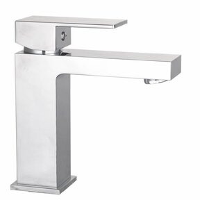 SaniPro Cube Wastafelkraan laag VierkantÂ Chroom