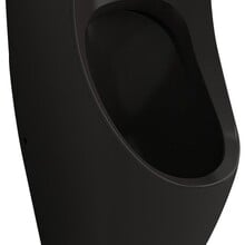 Bocchi Taormina Urinoir Mat Zwart Hangend Boven Aansluiting