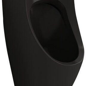 Bocchi Taormina Urinoir Mat Zwart Hangend Boven Aansluiting