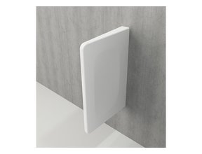 Scheidingswand Bocchi Taormina Schaamschot Mat Wit 73x47x7cm