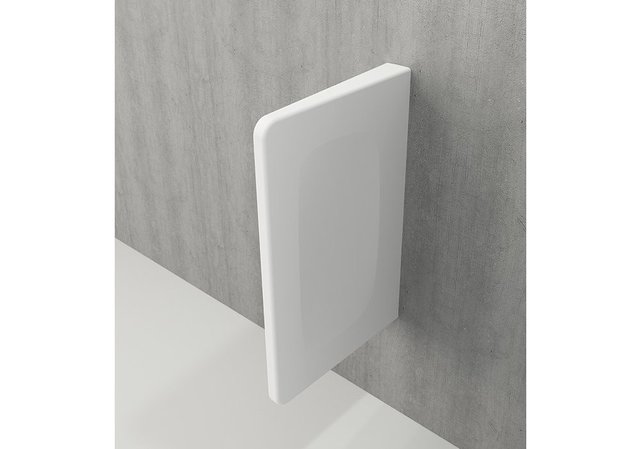 Scheidingswand Bocchi Taormina Schaamschot Mat Wit 73x47x7cm