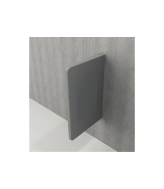 BOCCHI Scheidingswand Bocchi Taormina Schaamschot Mat Grijs 73x47x7cm