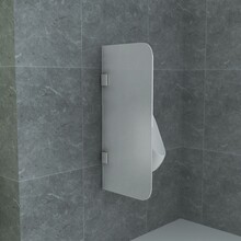 Aloni Melkglas Urinoir Schaamschot 90x40cm 8mm Veiligheidsglas Scheidingswand hoog CR-W001