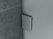 Aloni Melkglas Urinoir Schaamschot 90x40cm 8mm Veiligheidsglas Scheidingswand hoog CR-W001