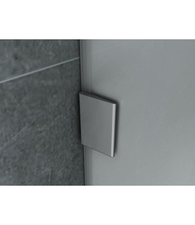 Aloni Melkglas Urinoir Schaamschot 90x40cm 8mm Veiligheidsglas Scheidingswand hoog CR-W001