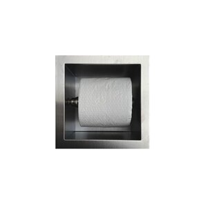 Toiletrolhouder Inbouw RVS Rolhouder 13,5x13x12 cm