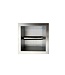 SANI-SUPPLY Toiletrolhouder Inbouw RVS Rolhouder 13,5x13x12 cm