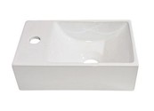 Mini ToiletFontein Kraangat Links SaniPro New Wonder 30,5x19x10,5cm Links / Rechts