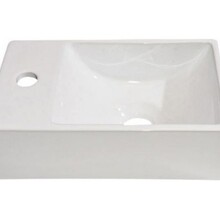 Mini ToiletFontein Kraangat Links SaniPro New Wonder 30,5x19x10,5cm Links / Rechts