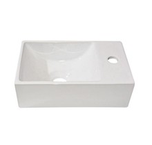 Mini ToiletFontein Kraangat Rechts SaniPro New Wonder 30,5x19x10,5cm Links / Rechts