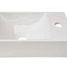 Mini ToiletFontein Kraangat Rechts SaniPro New Wonder 30,5x19x10,5cm Links / Rechts