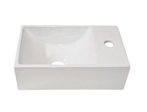Mini ToiletFontein Kraangat Rechts SaniPro New Wonder 30,5x19x10,5cm Links / Rechts