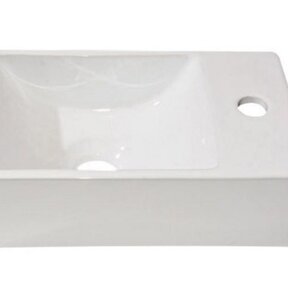 Mini ToiletFontein Kraangat Rechts SaniPro New Wonder 30,5x19x10,5cm Links / Rechts