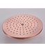 SANI-SUPPLY Copper Regendoucheset Opbouw Geborsteld Koper 20cm Rond Compleet met Thermostaatkraan Glijstang Regendouche Handdouche