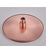 Copper Regendoucheset Opbouw Geborsteld Koper 20cm Rond Compleet met Thermostaatkraan Glijstang Regendouche Handdouche
