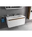 Design Badkamermeubel Set Pion Wit 120x85x53cm met Spiegel led verlichting en kolomkast 1 kraangat