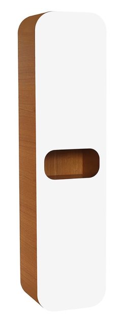 Design Badkamermeubel Set Pion Wit 120x85x53cm met Spiegel led verlichting en kolomkast 1 kraangat