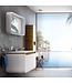 Design Badkamermeubel Set Pion Wit 120x85x53cm met Spiegel led verlichting en kolomkast 1 kraangat