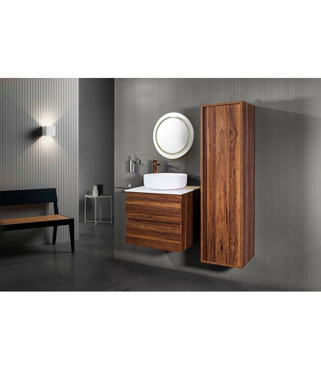 Waskom SUN Solid Surface Mat Wit 40x13 Rond
