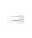 SANI-SUPPLY Wastafelonderkast Trendline 140cm Hoogglans Wit met aluminium greeplijst  lades  softclose