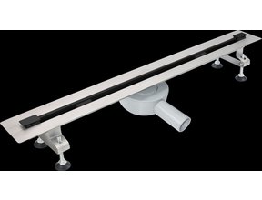 Douchegoot Insteekrooster 80cm Zwart Drain Design Rooster Creavit Aloni