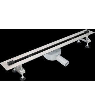 CREAVIT Douchegoot Insteekrooster 80cm Zwart Drain Design Rooster Creavit Aloni