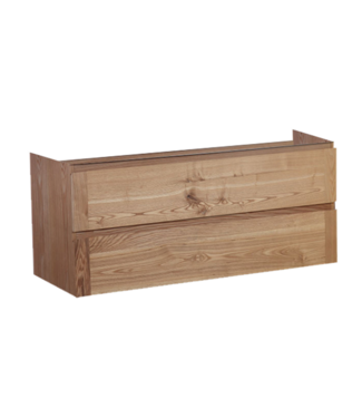 SANI-SUPPLY Onderkast 120cm Corpus Eiken SaniPro Wood Eiken 120x47x50 cm met twee lades softclose