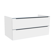 Wastafelonderkast Senza 120x47x50 cm Hoogglans Wit 2 Softclose lades