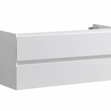 Onderkast 120cm Hoogglans Wit Korpus SaniPro Infinity en Front in het Verstek met greeplijst Korpus 120 x47x50 cm