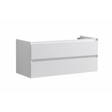 Onderkast 120cm Hoogglans Wit Korpus SaniPro Infinity en Front in het Verstek met greeplijst Korpus 120 x47x50 cm