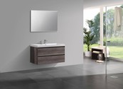 Badkamermeubel Infinity Century Oak 100x47x50cm SaniPro badmeubel met mineraal marmer wastafel 2 lades softclose met kraangaten Badkamermeubel Infinity Century Oak 100x47x50cm SaniPro badmeubel met mineraal marmer wastafel 2 lades softclose met kraangaten