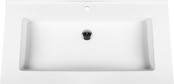Creavit Sally Solid Surface wastafel 80cm Mat Wit met kraangat 1 zonder overloop. Creavit Sally Solid Surface wastafel 80cm Mat Wit met kraangat 1 zonder overloop.