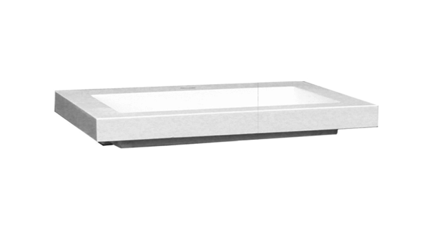 Wastafel 80cm SaniPro Senza mineraalmarmer Hoogglans Wit met verdekte afvoer kraangaten 1 80x47x5 cm Wastafel 80cm SaniPro Senza mineraalmarmer Hoogglans Wit met verdekte afvoer kraangaten 1 80x47x5 cm