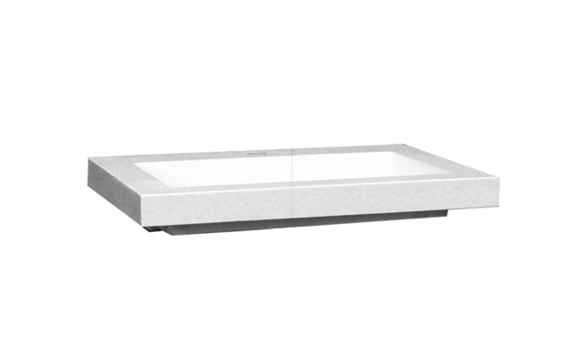 Wastafel 60cm SaniPro Senza Mineraalmarmer hoogglans Wit met verdekte afvoer kraangaten 1 60x47x5 cm Wastafel 60cm SaniPro Senza Mineraalmarmer hoogglans Wit met verdekte afvoer kraangaten 1 60x47x5 cm