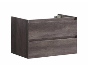 Onderkast 80cm Century Oak Korpus SaniPro Infinity en Front in het Verstek met greeplijst Korpus 80x47x50 cm