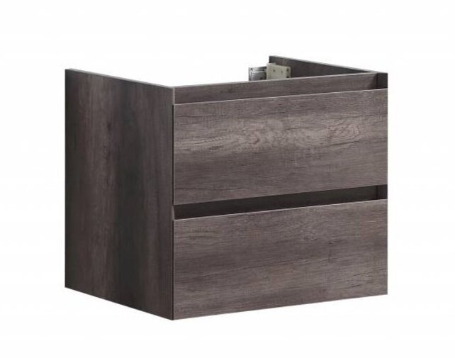 Onderkast 60cm Century Oak Korpus SaniPro Infinity en Front in het Verstek met greeplijst Korpus 60x47x50 cm