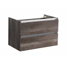 Onderkast 80cm Century Oak Korpus Greeploos SaniPro Infinity en Front in het Verstek met greeplijst Aluminium 80x47x50 cm