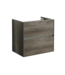 Onderkast 60cm Century Oak Korpus Greeploos SaniPro Infinity en Front in het Verstek met greeplijst Aluminium 60x47x50 cm