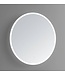 SANI-SUPPLY Badkamerspiegel Lara Rond 80x80cm 3 kleur instelbaar geintegreerde LED Touch schakelaar dimbaar spiegelverwarming