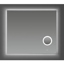 SaniPro Rosie badkamerspiegel met make-up spiegel 80cm met LED verlichting en 3 kleur instelbaar & dimbaar met of zonder spiegelverwarming